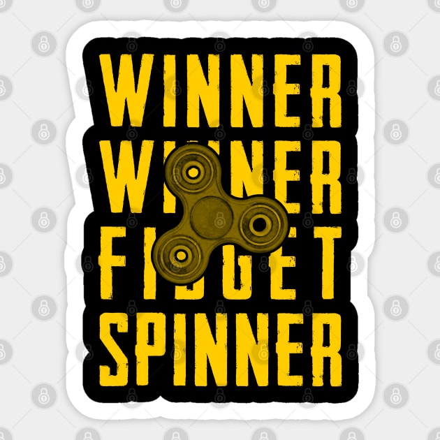 Winner Winner Fidget Spinner Sticker by giovanniiiii